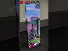 IPoster 2.5 İç mekan tam renkli LED ekran 3840Hz yüksek tazeleme hızı Tekerleklerle