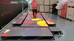 Yaratıcı LED Etkileşimli Dans Alanı #leddancefloor #leddisplay #interactive