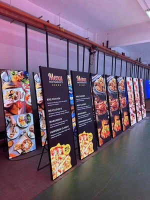 Çok yönlü ticari kullanım için I-Poster Ultra-Slim Yüksek Performanslı Dijital LED Ekranı
