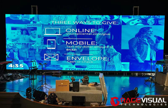 Profesyonel Kiralama LED Video Duvarı Ön Hizmetle - Sahne, Konser ve Etkinlikler için IRB Serisi 500*500MM & 50*100MM