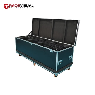 3840hz Yüksek tazeleme hızı Işık Ağırlığı İç mekan Tam Renkli LED Poster Ekran 48kg/parça Tekerlek Totem ile