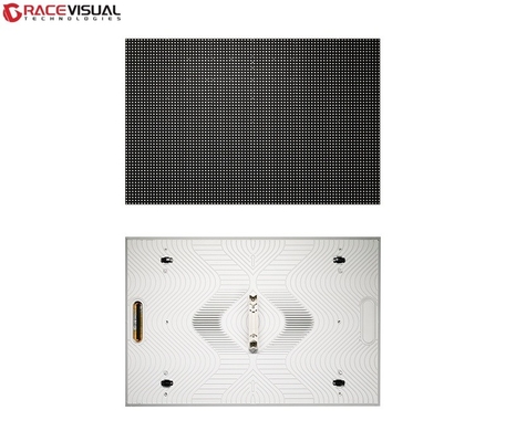 960mm*960mm Dışarıda Tam Renkli LED Ekran Beyaz Isı Dağıtımı Yüksek Parlaklık Enerji tasarrufu Ön / Arka Bakım