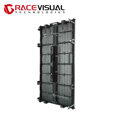 Şeffaf Dış LED Ekran 32768px/m2 Piksel yoğunluğu 500x125mm Modül Boyutu Ultra Yüksek Hafiflik Tasarımı