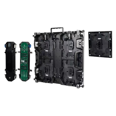 Profesyonel Kapalı Evrenler Reklam LED Ekran IRB Serisi 600 nit Parlaklık 7680 Hz Tazeleme 500×500 mm Modüler Dolaplar