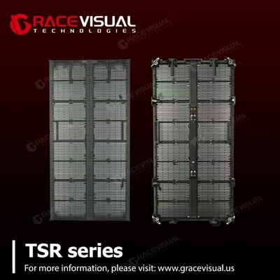 7680HZ yüksek tazeleme hızı ve kontrast oranı ile şeffaf LED panelleri 6000 1 panel ağırlığı 9KG