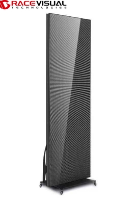 P2.5 mm Dijital Ekran Totem İç ekran 640 x 1920 mm Etkileşimli Poster 3840 Hz Yüksek Yenileme Hızı Wi-Fi Kontrollü Döner Durak Etkinlikler için