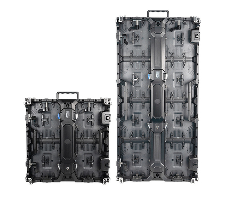 IRB Serisi İçeride Kiralama LED Ekranı     500×500mm & 500×1000mm Dolaplar, 2.6/2.9/3.9 Piksel Pitch, 7680Hz Yüksek Tazeleme Hızı, 600 nit Parlaklık, A8S Artı Alıcı Kart