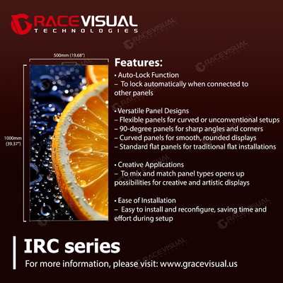 IRC Serisi P2.6 Profesyonel Kiralık LED Ekran - 7680 Hz Ultra Akıcı Hareket Performansı | Hızlı Kurulum 500x1000 mm Modüler Çözüm | 600+nit Yüksek Parlaklık Çıkışı