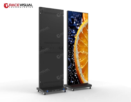 Kapalı Katlanabilir Led Poster Ekran Led Dijital Ekran Afiş İçin Taşınabilir Led Video Duvar Mağaza İçin