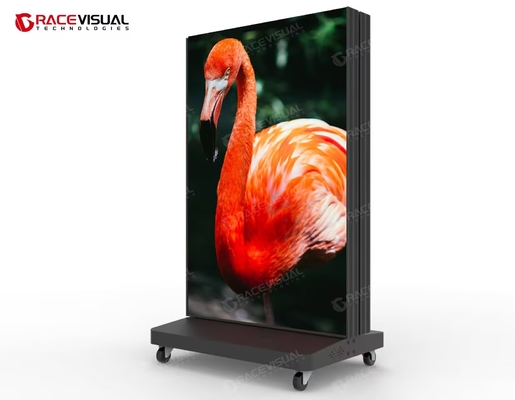 Kapalı Katlanabilir Led Poster Ekran Led Dijital Ekran Afiş İçin Taşınabilir Led Video Duvar Mağaza İçin